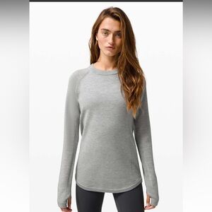 Lululemon Sit In Lotus Sweater
Heathered Core Light Grey